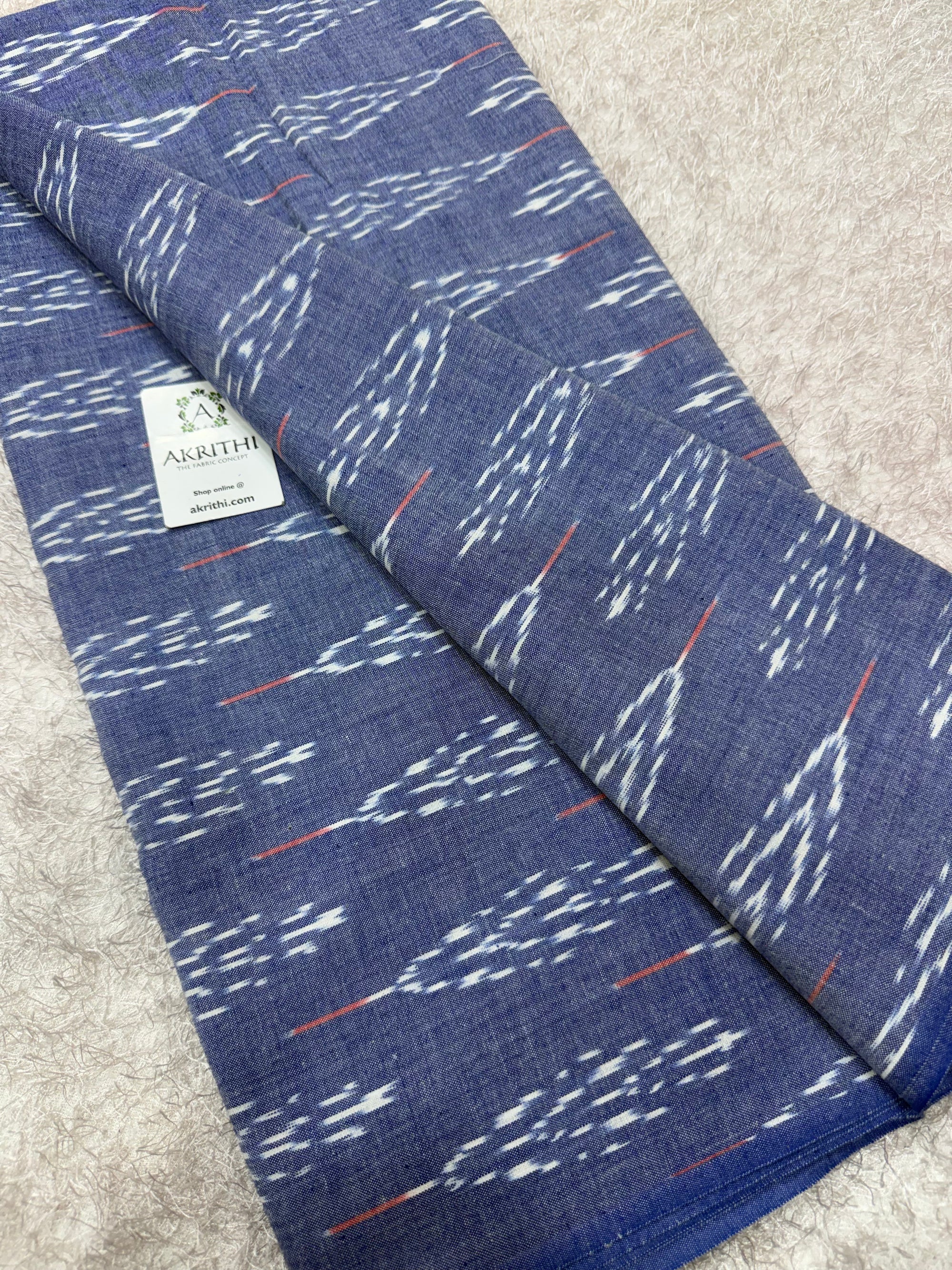 Pochampally Ikat pure cotton fabric