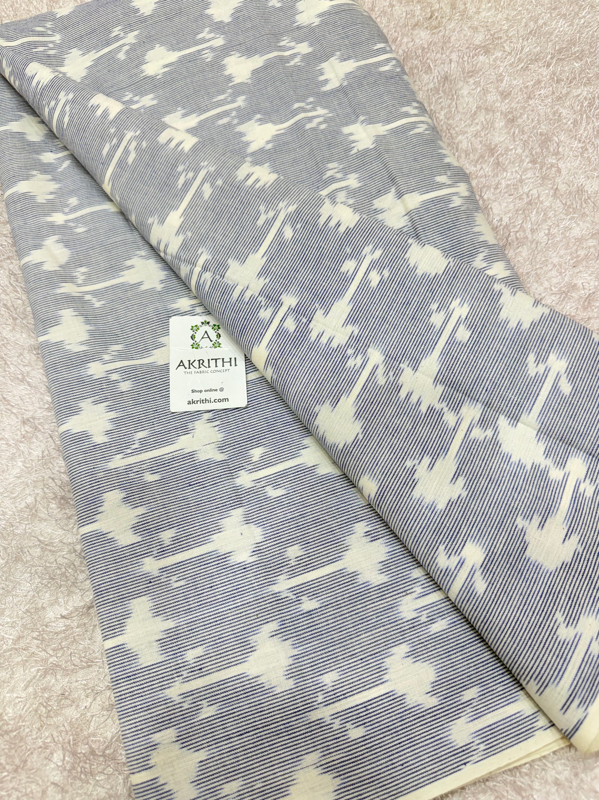 Pochampally Ikat pure cotton fabric
