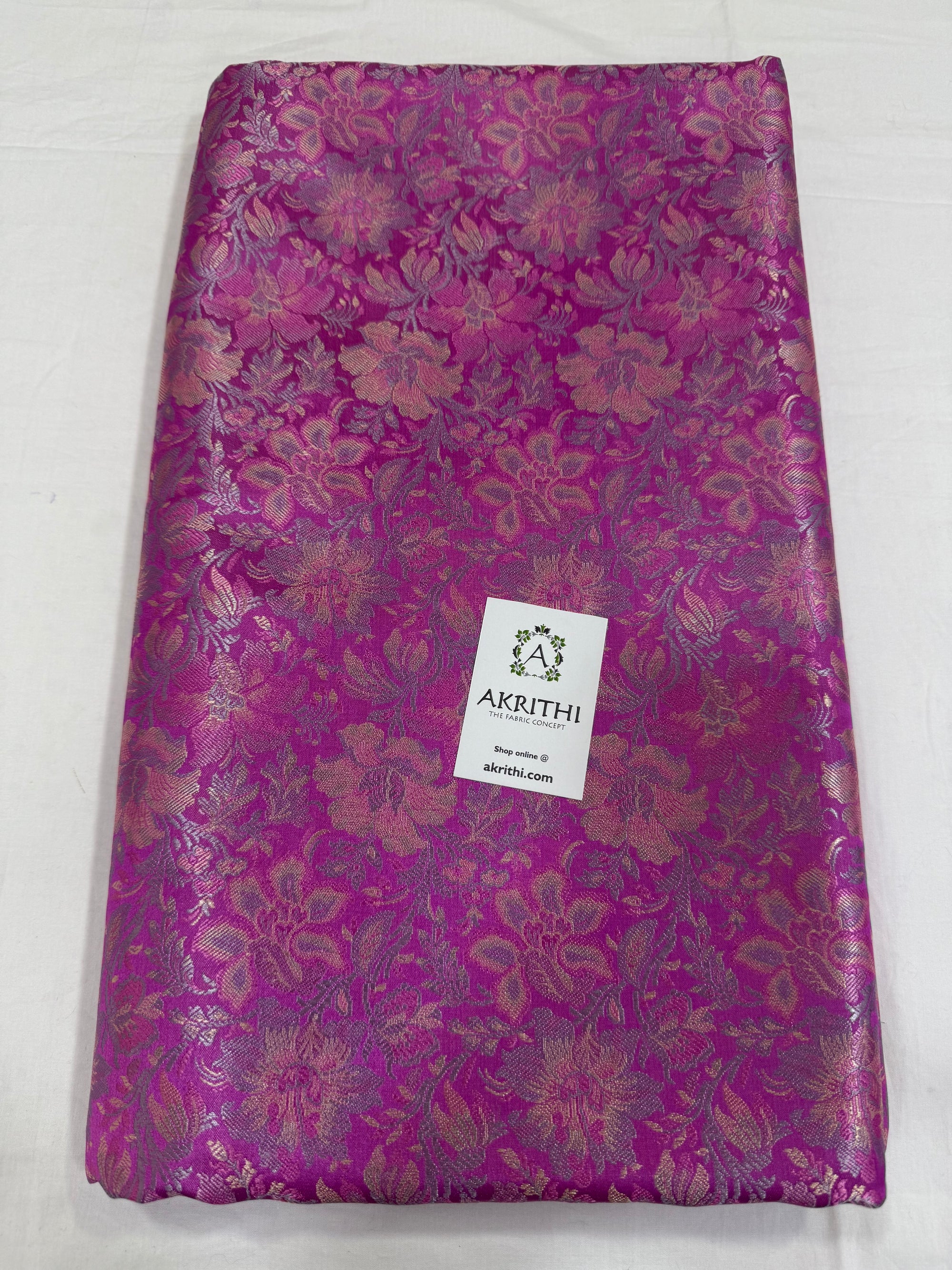 Pure Banarasi brocade fabric
