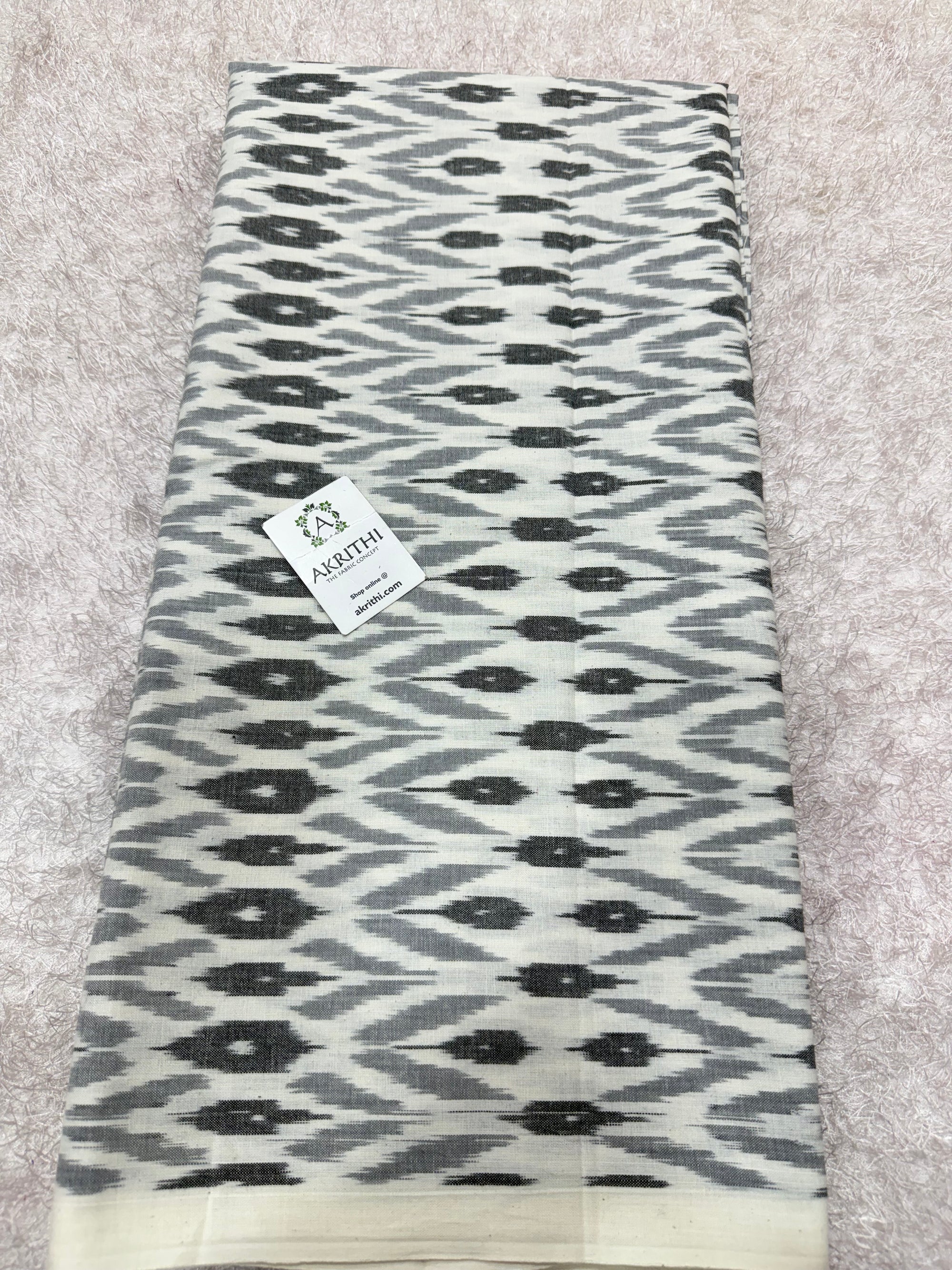 Pochampally Ikat pure cotton fabric