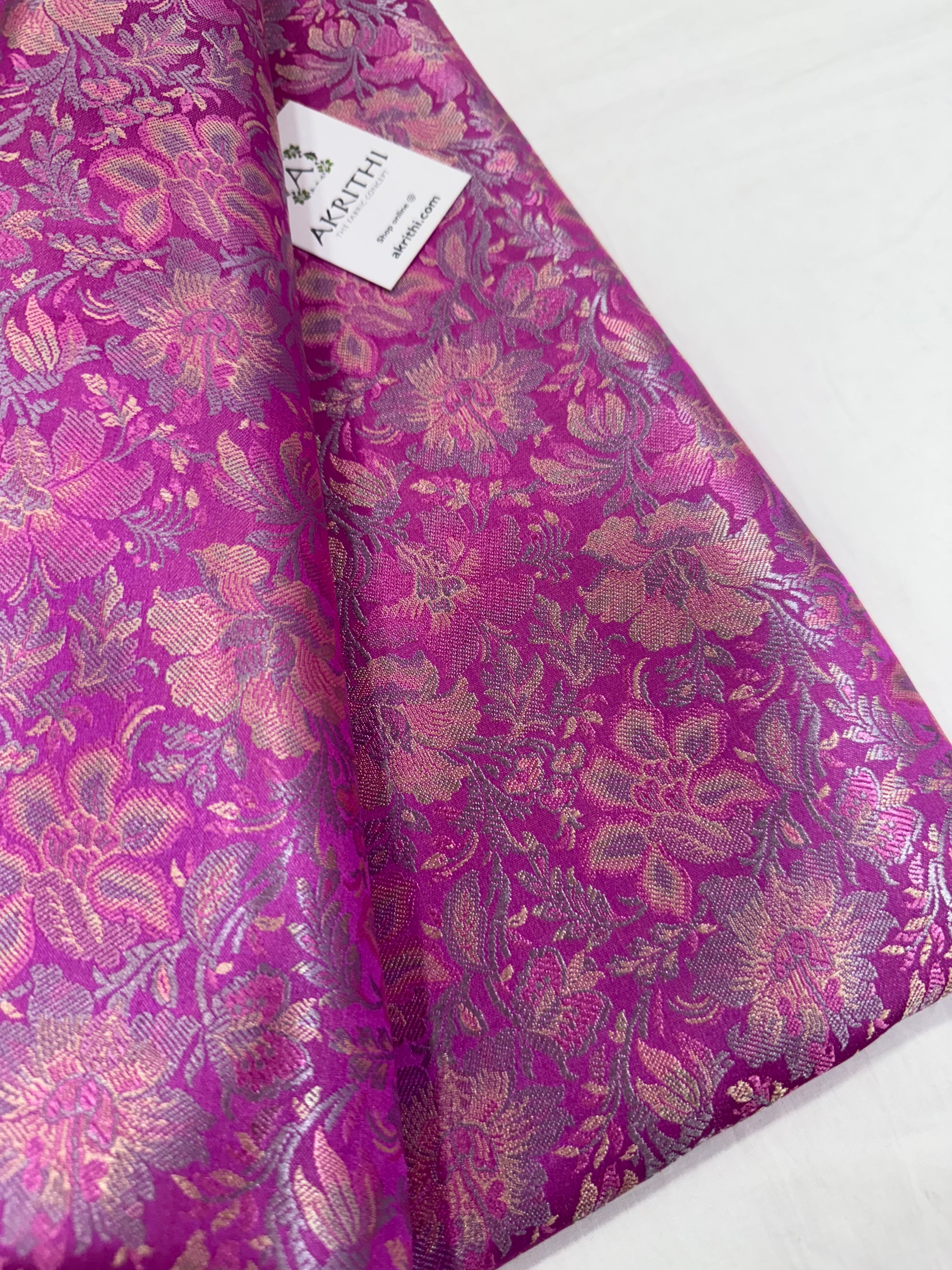 Pure Banarasi brocade fabric