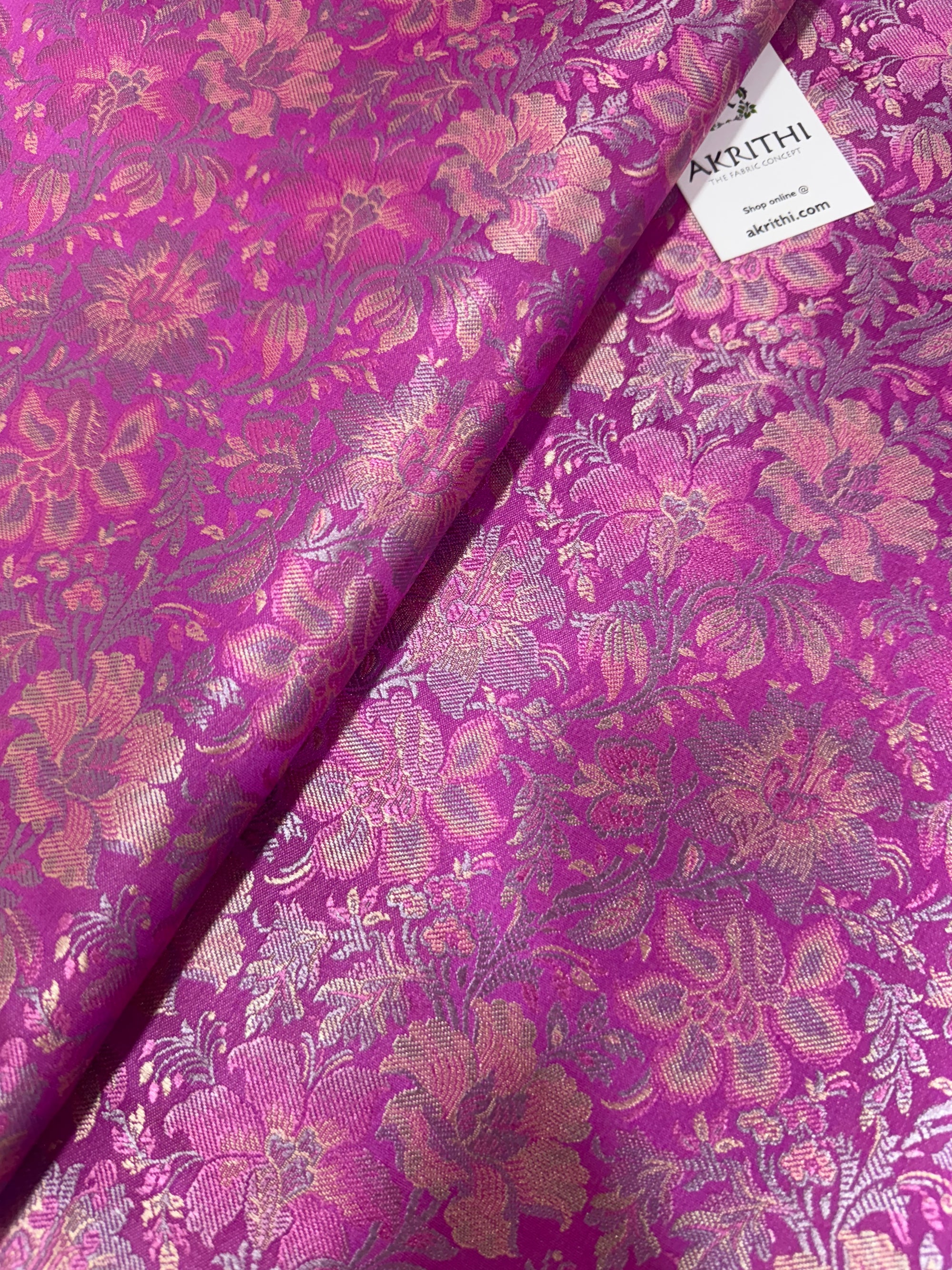 Pure Banarasi brocade fabric