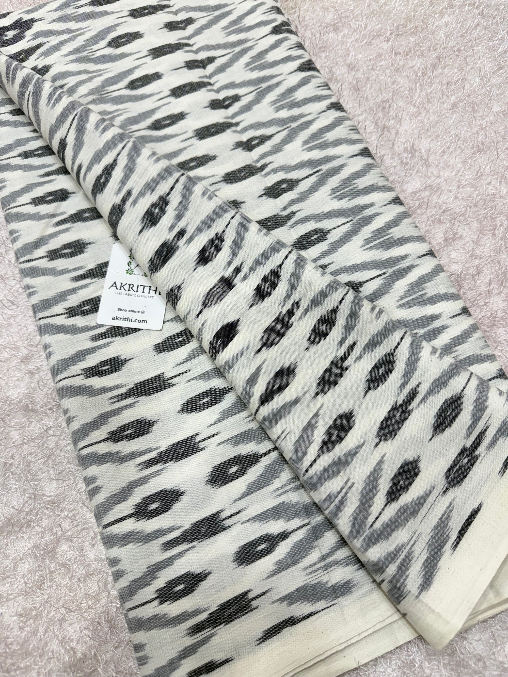 Pochampally Ikat pure cotton fabric