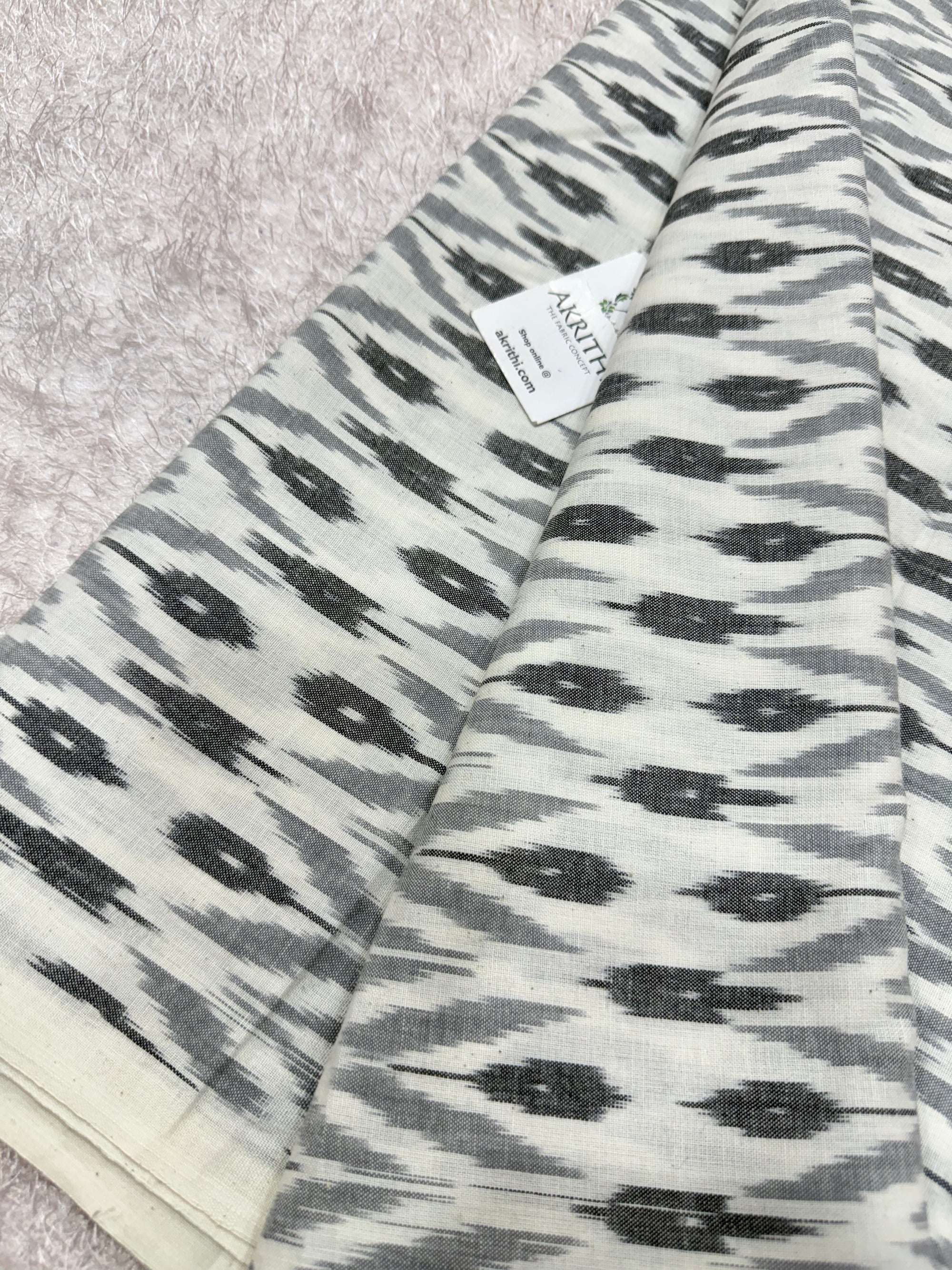 Pochampally Ikat pure cotton fabric