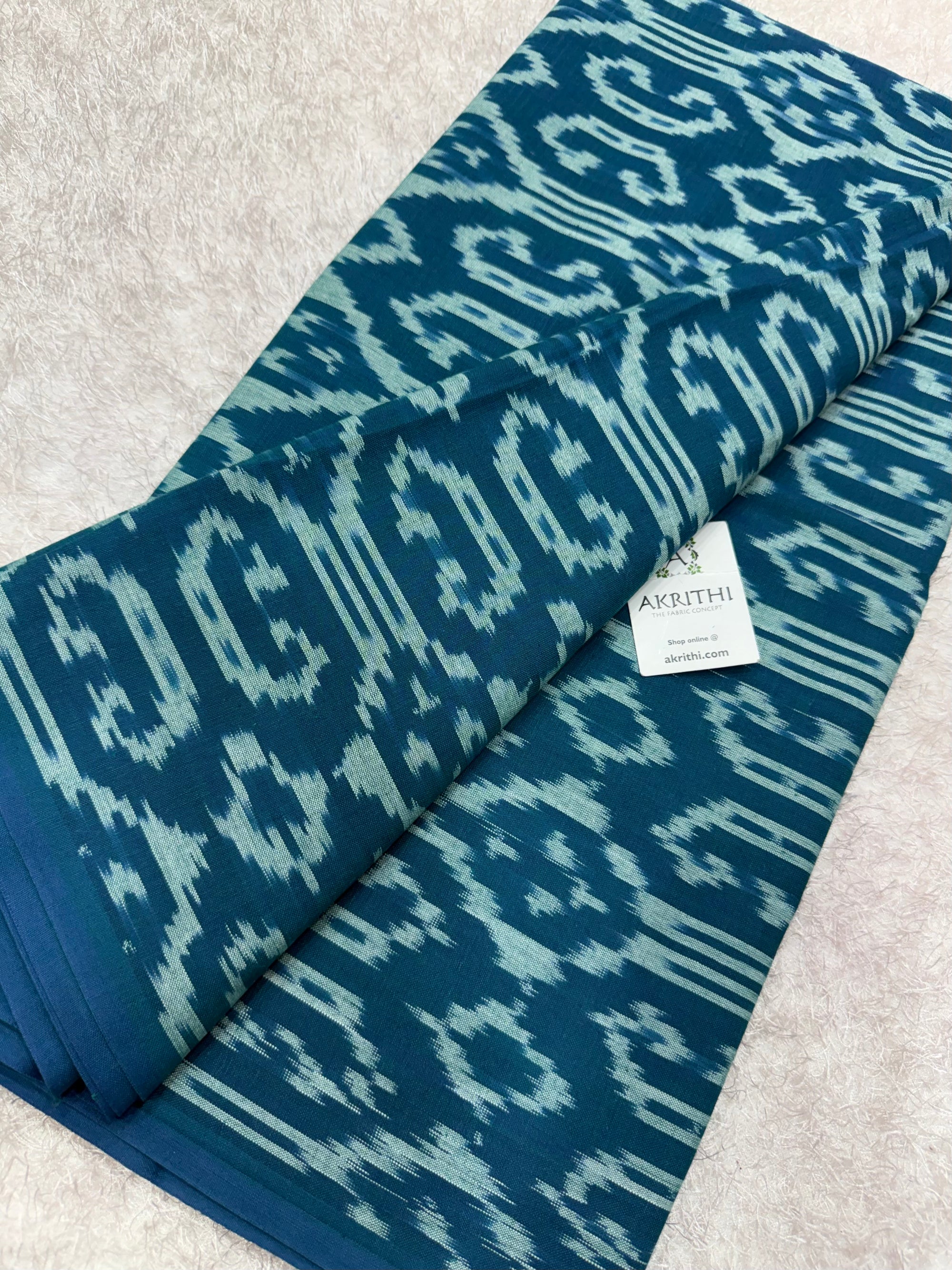 Pochampally Ikat pure cotton fabric
