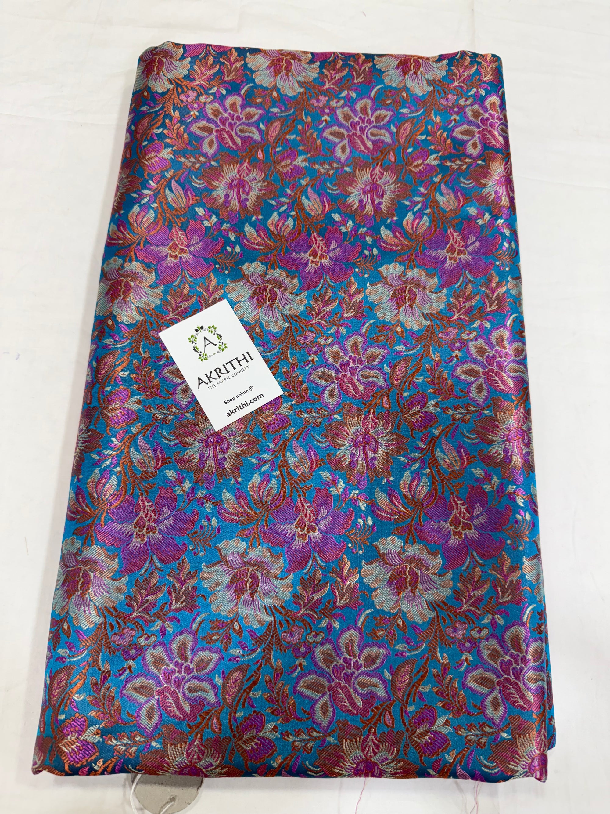 Pure Banarasi brocade fabric