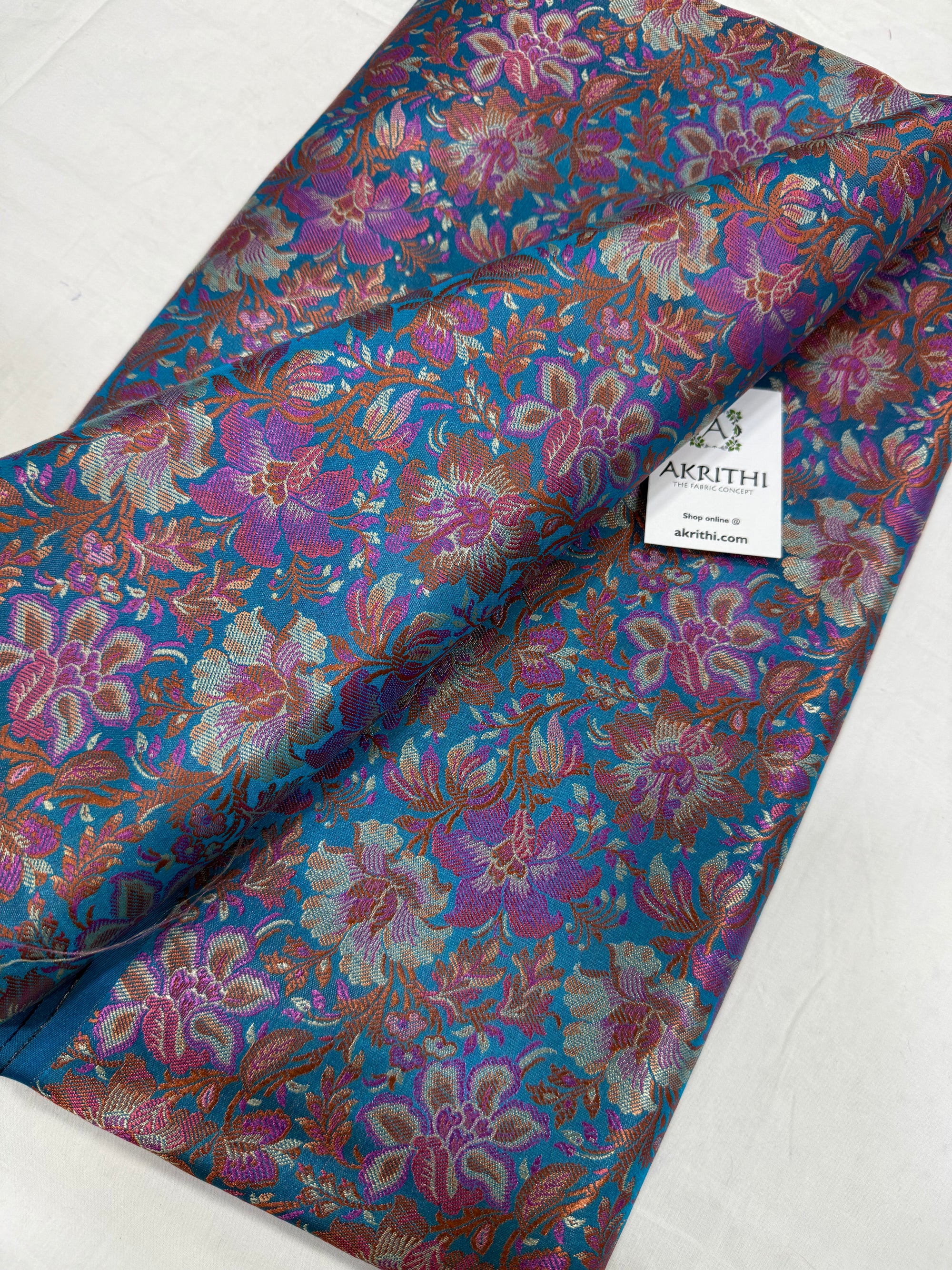 Pure Banarasi brocade fabric