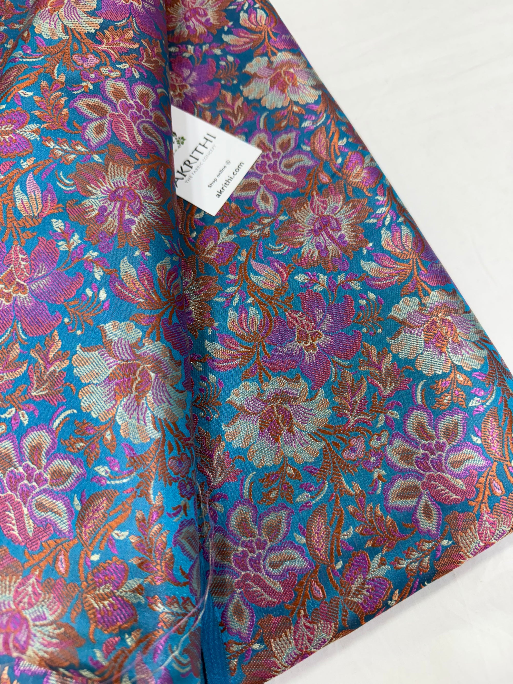 Pure Banarasi brocade fabric