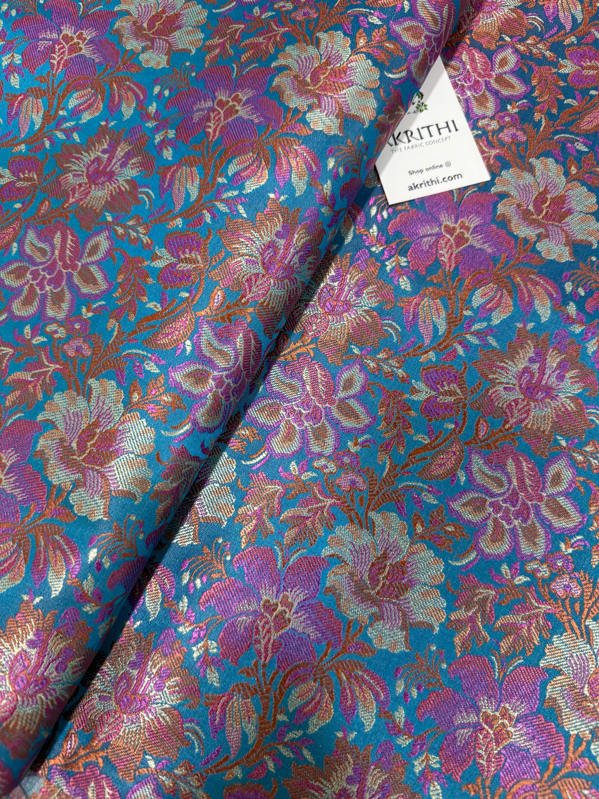 Pure Banarasi brocade fabric