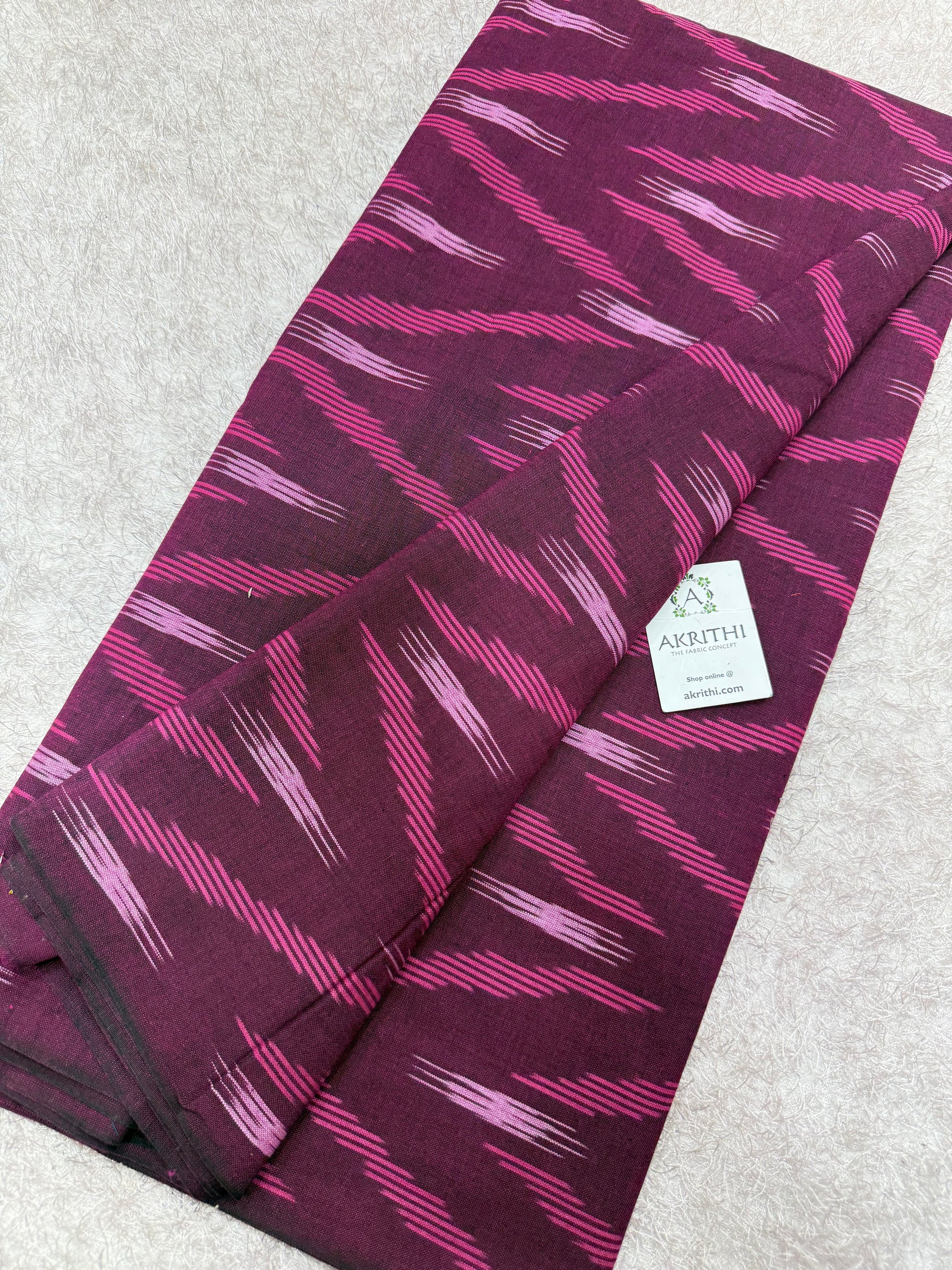 Pochampally Ikat pure cotton fabric