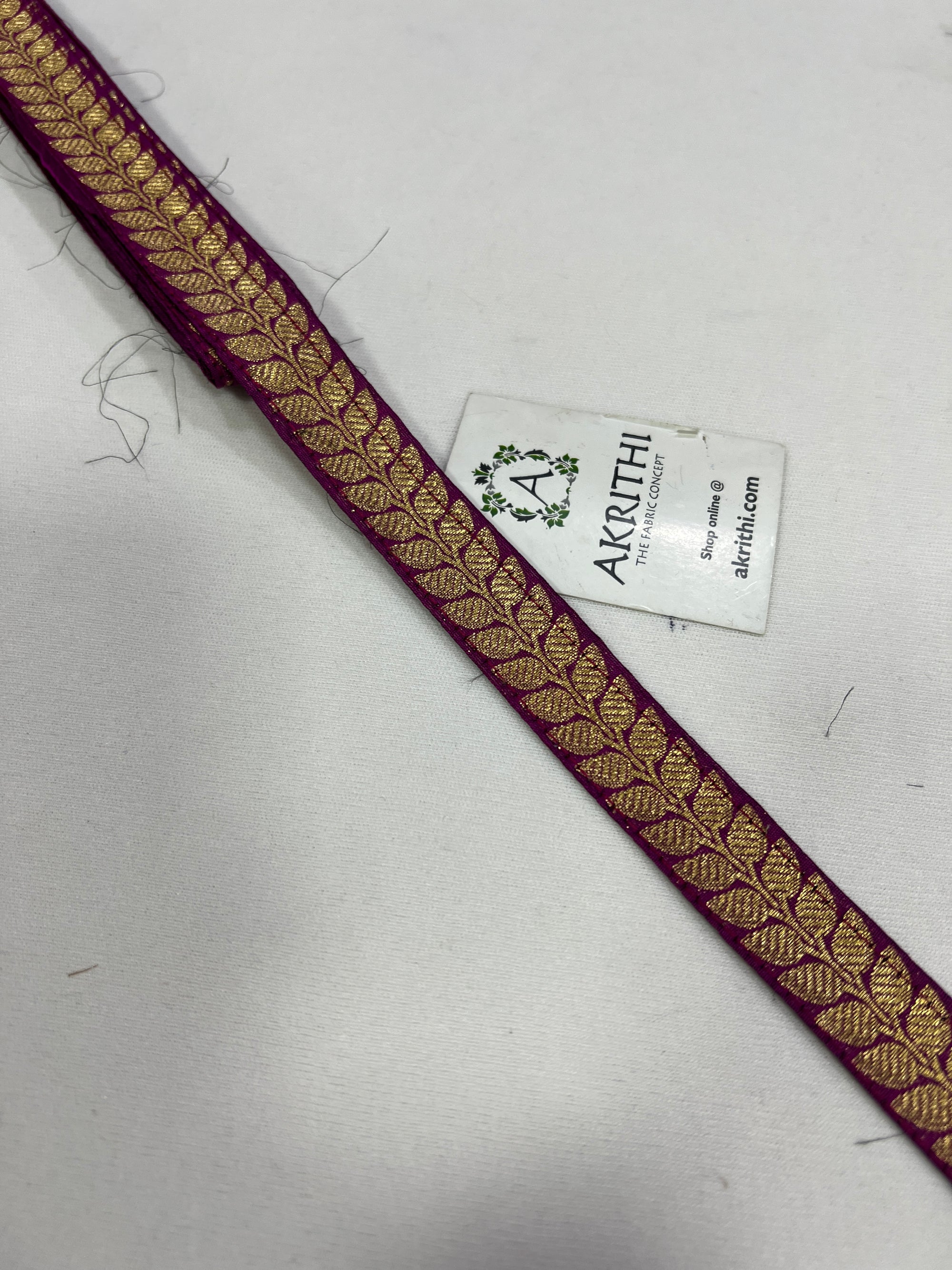 Handloom Banarasi lace 5 metres roll
