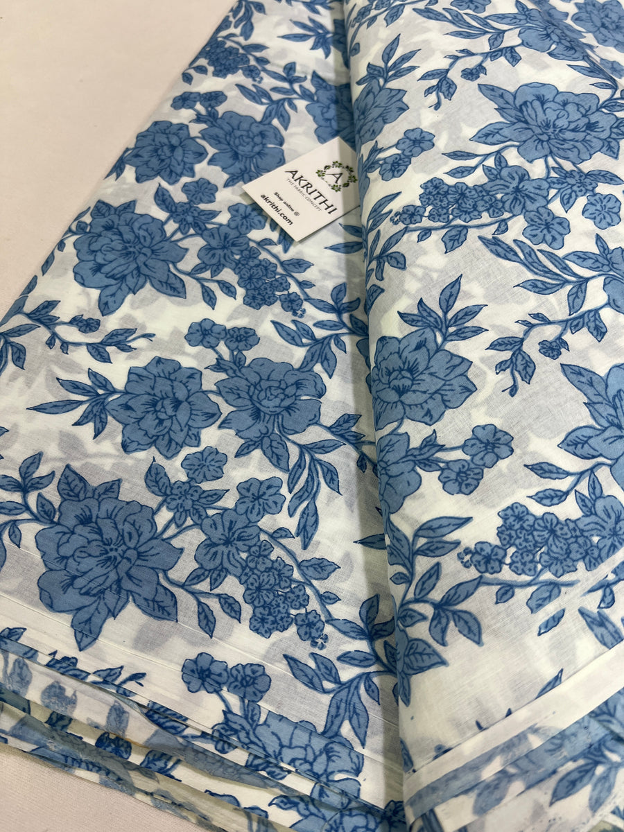 Printed pure cotton fabric