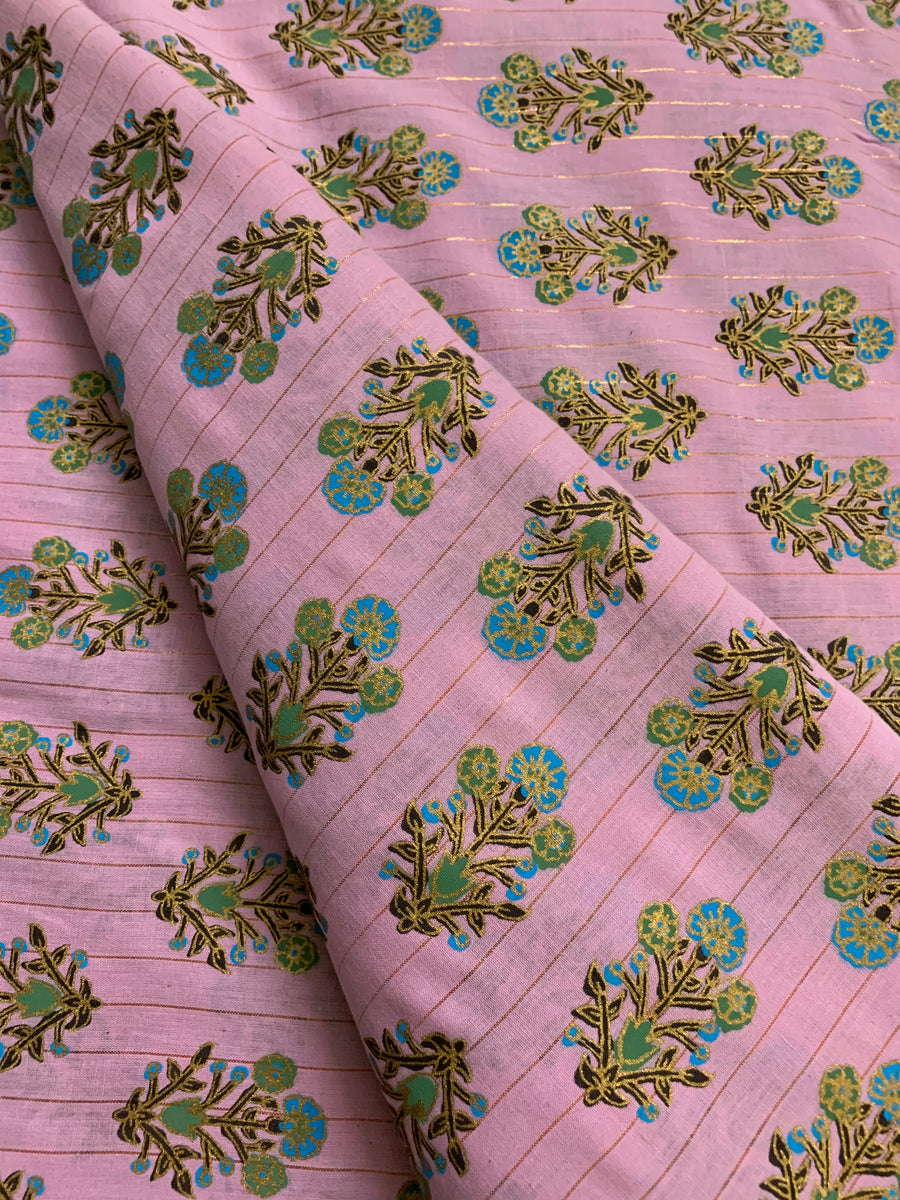 Printed pure cotton fabric