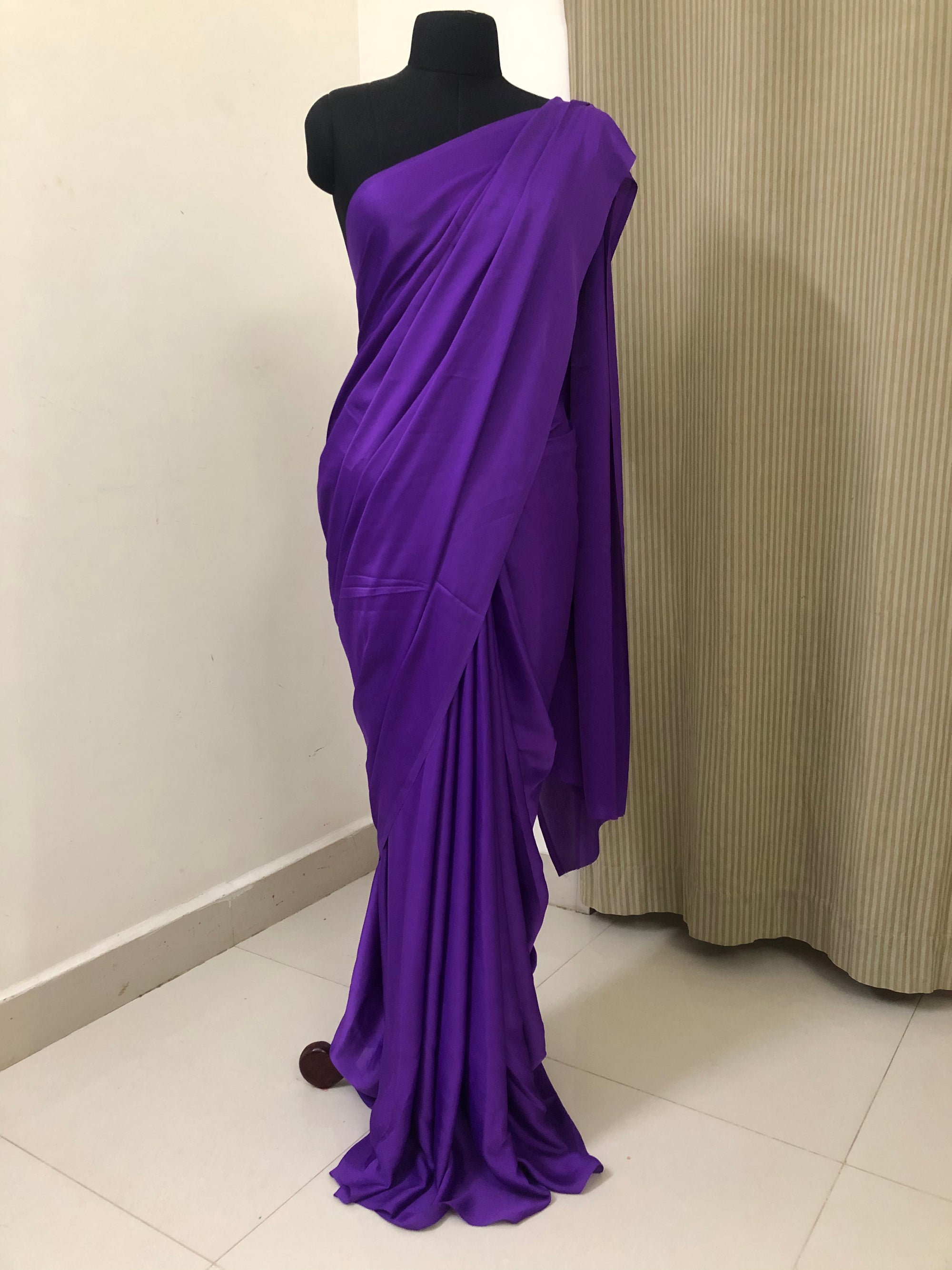 Satin saree