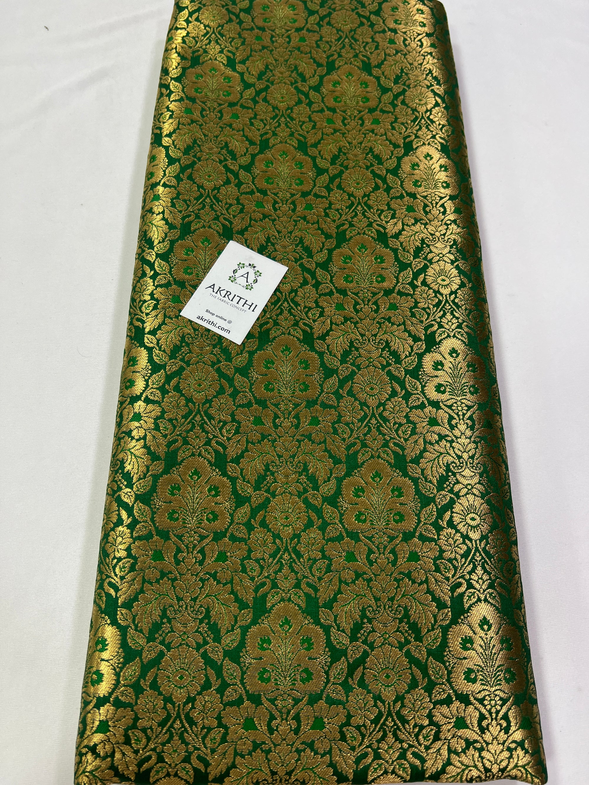 Handloom Banarasi brocade fabric