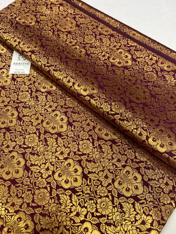 Handloom Banarasi brocade fabric