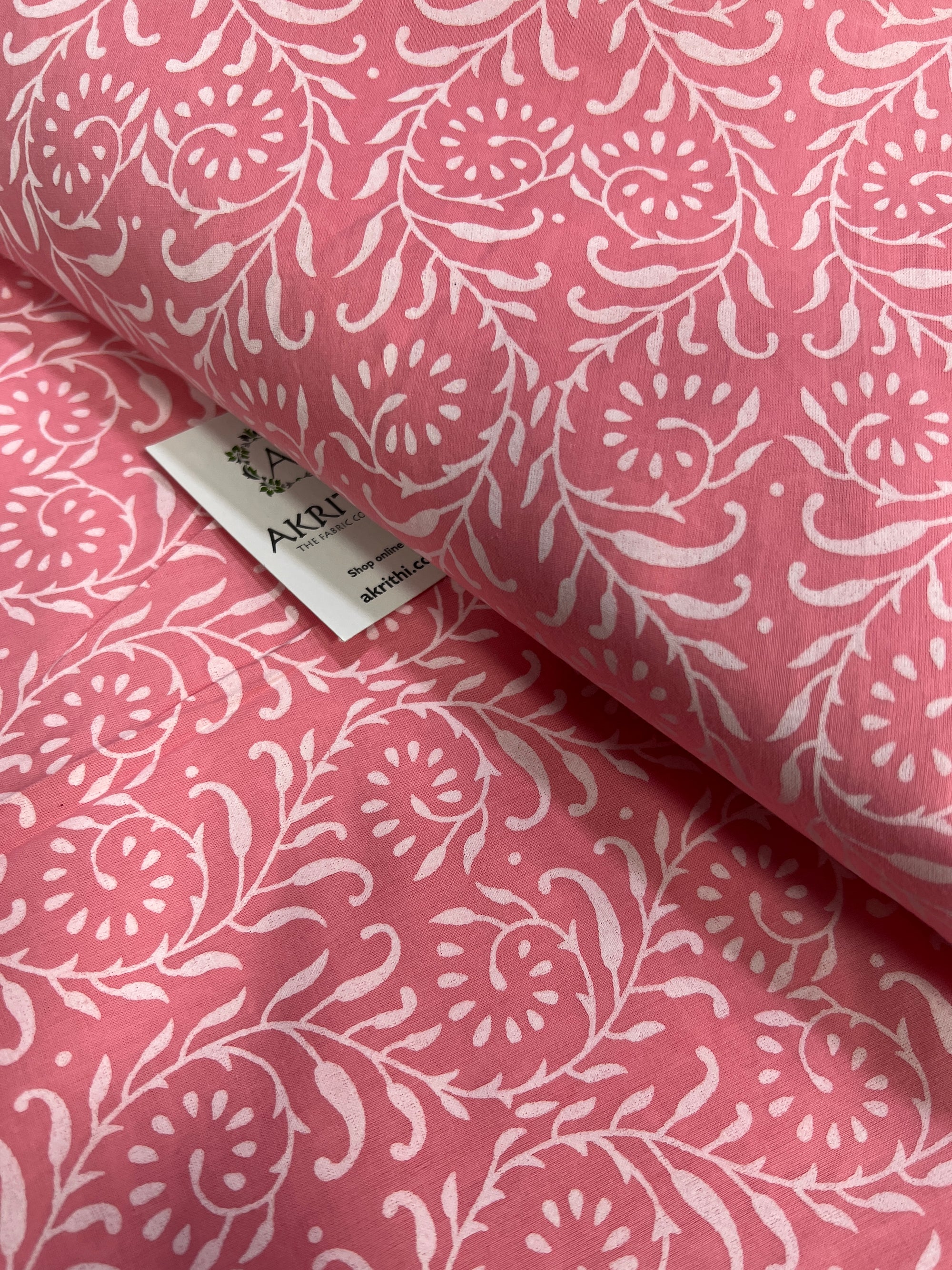 Printed pure cotton fabric