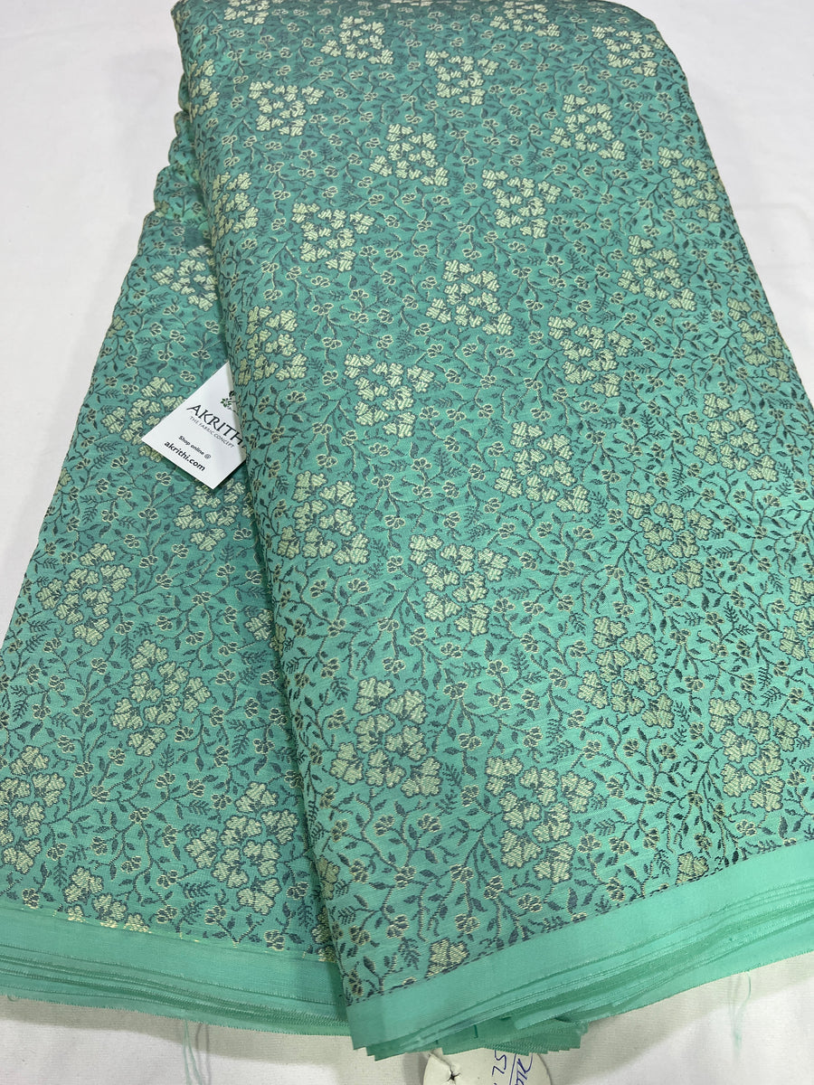 Banarasi brocade fabric without zari