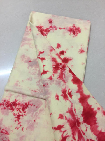 Tie and dye cotton fabric