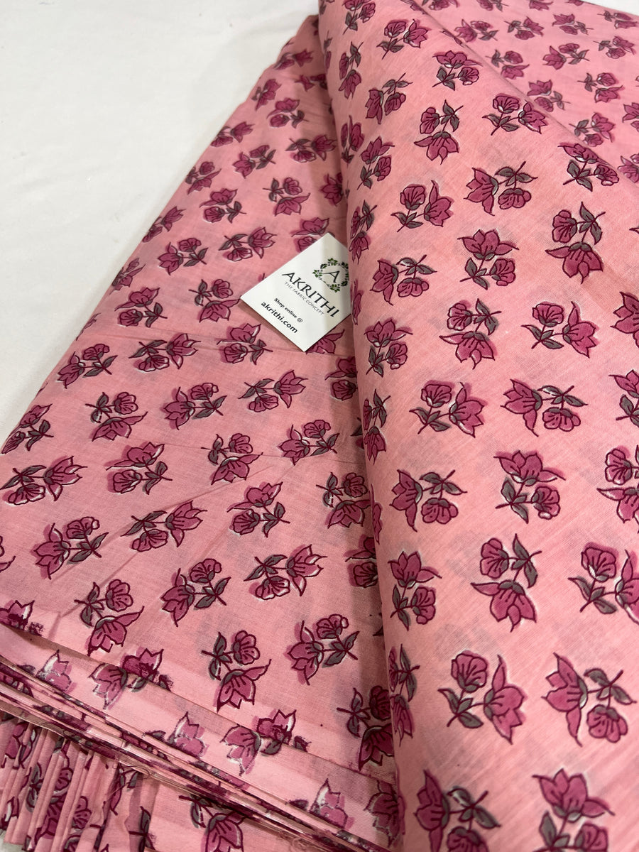 Printed pure cotton fabric