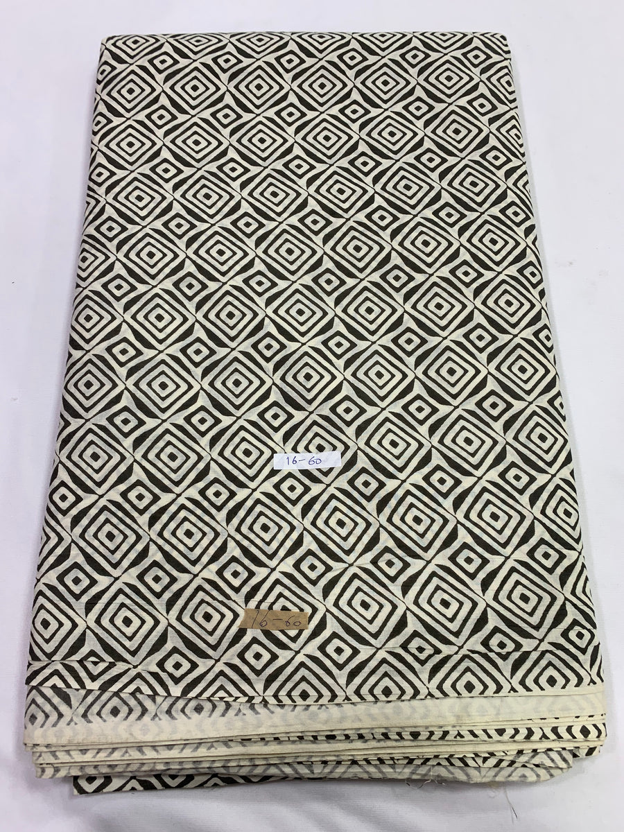 Printed pure cotton fabric