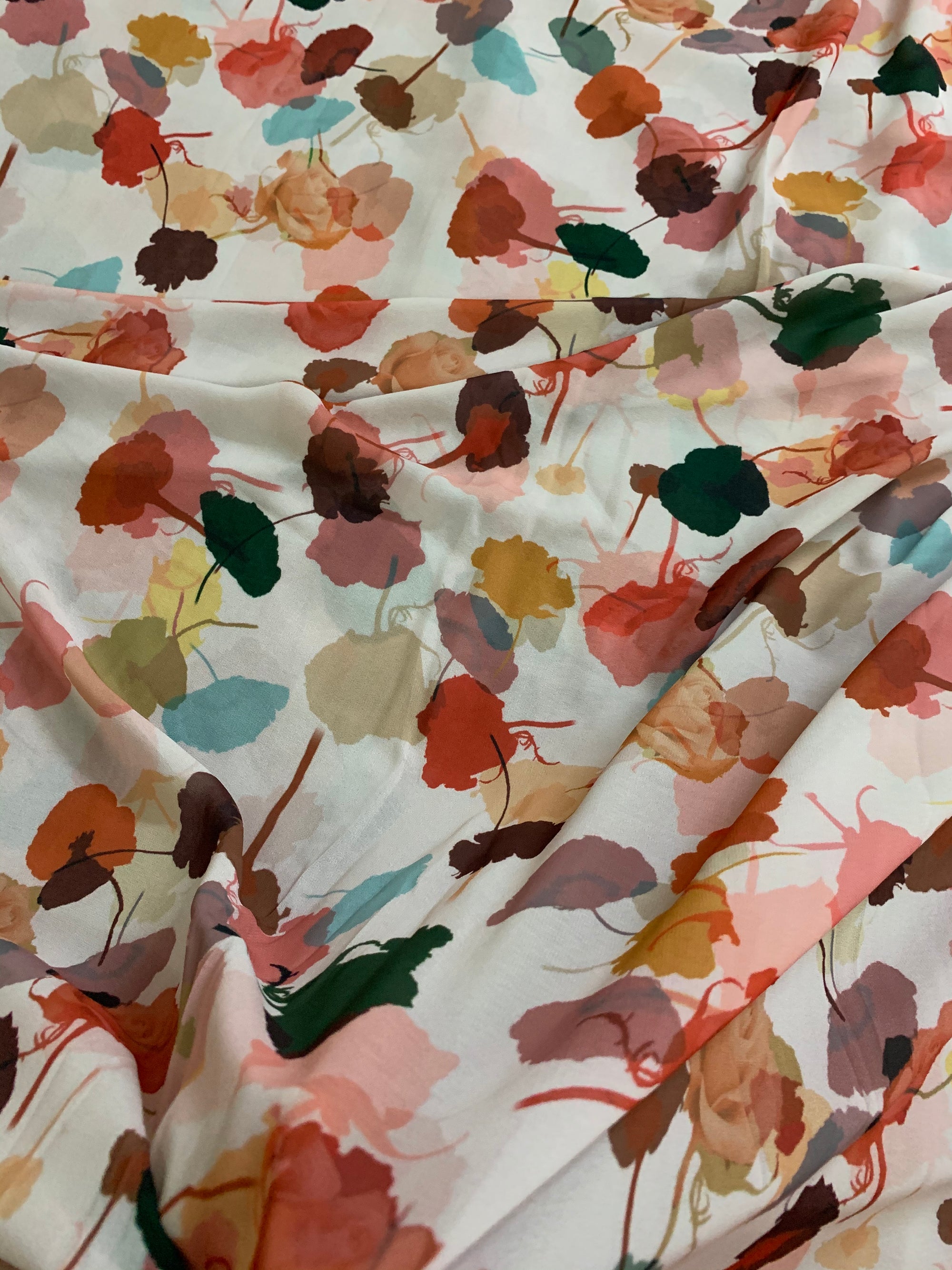 Digital floral Printed georgette fabric