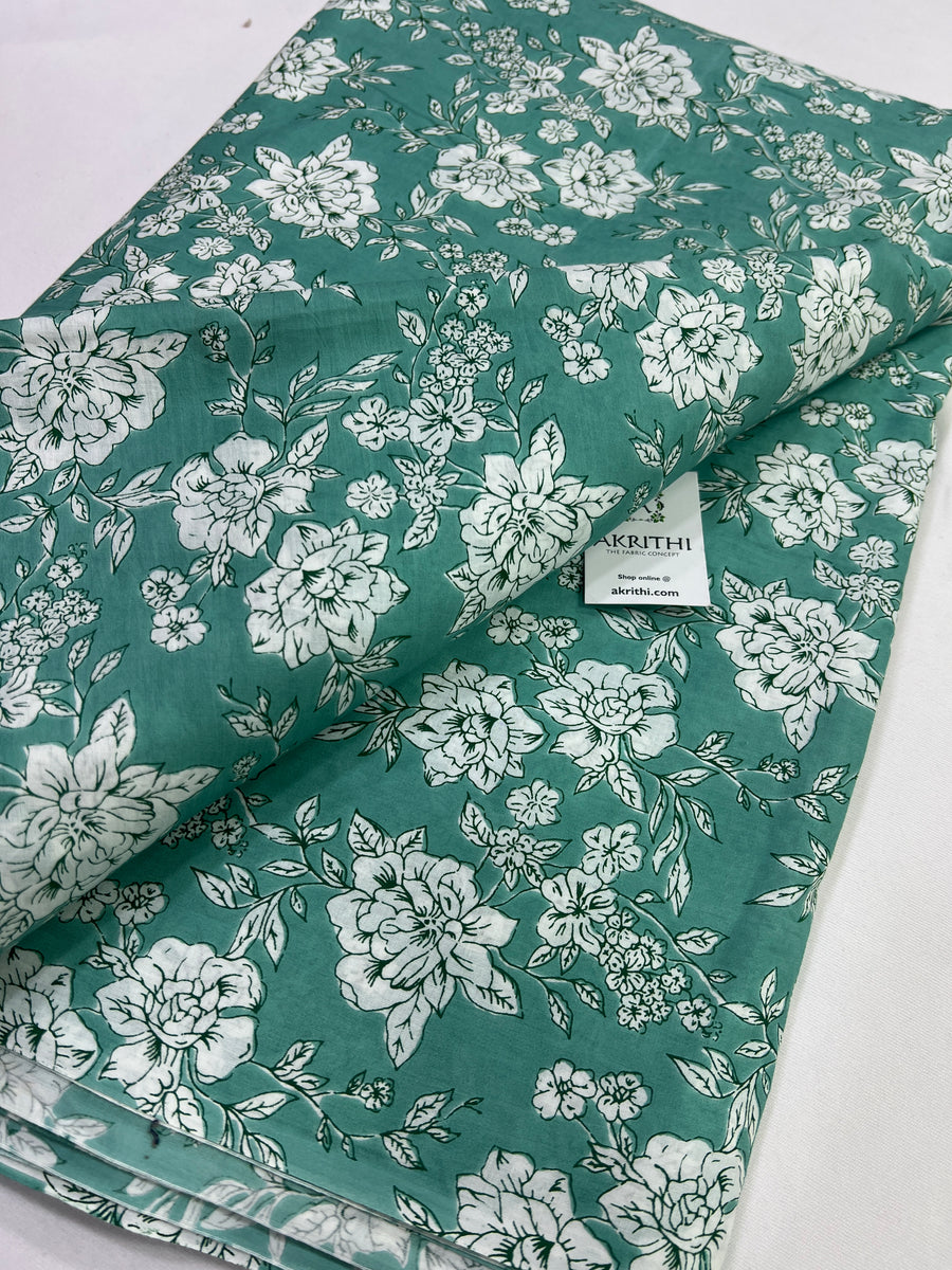 Printed pure cotton fabric