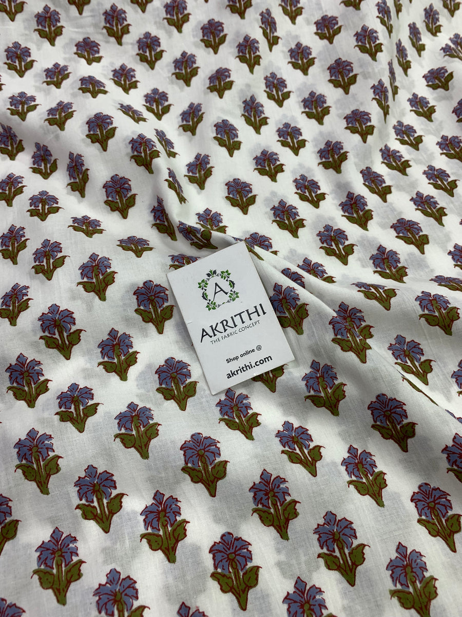 Printed pure cotton fabric