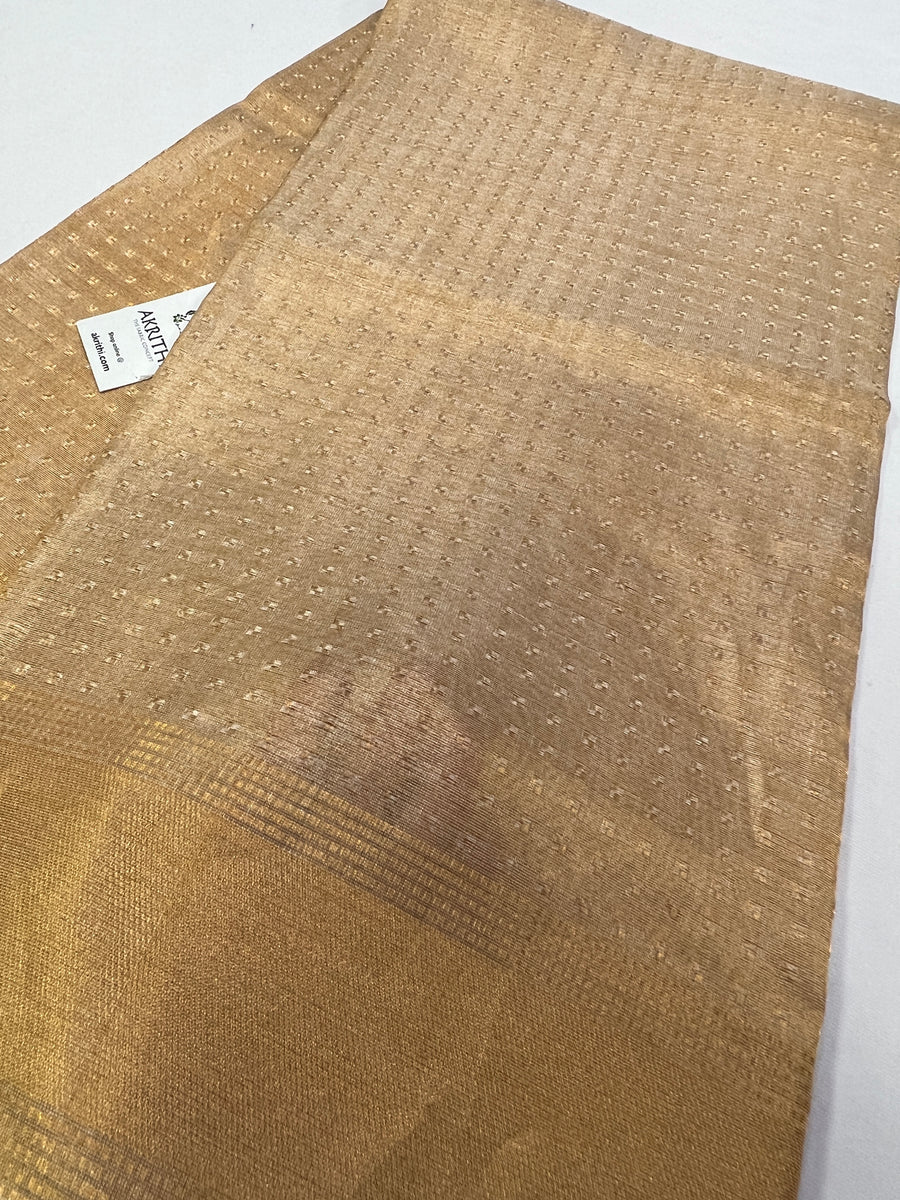 Pure gold tissue saree