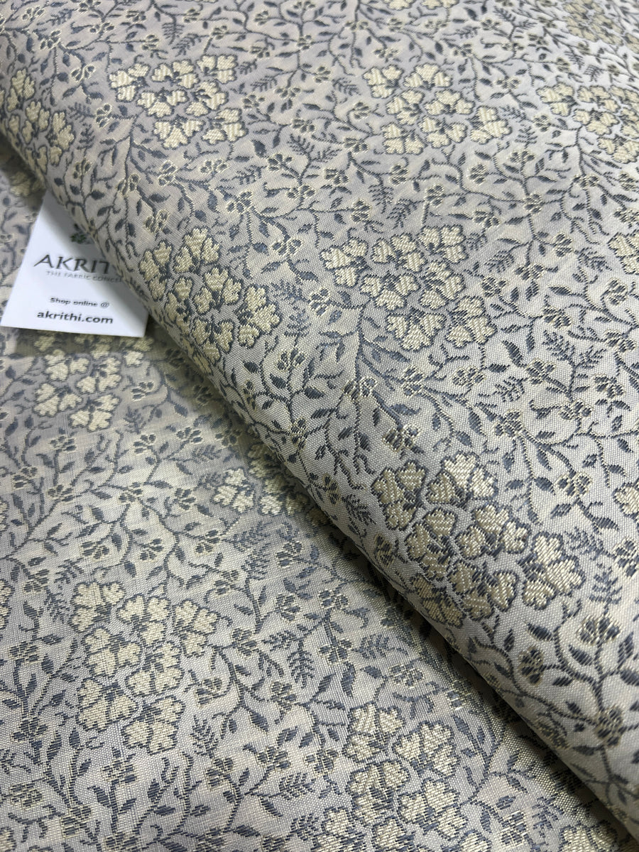 Banarasi brocade fabric without zari