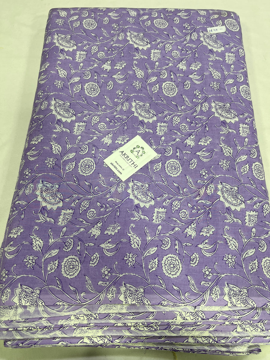 Printed pure cotton fabric