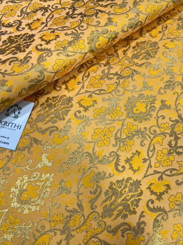 Handloom Banarasi brocade fabric