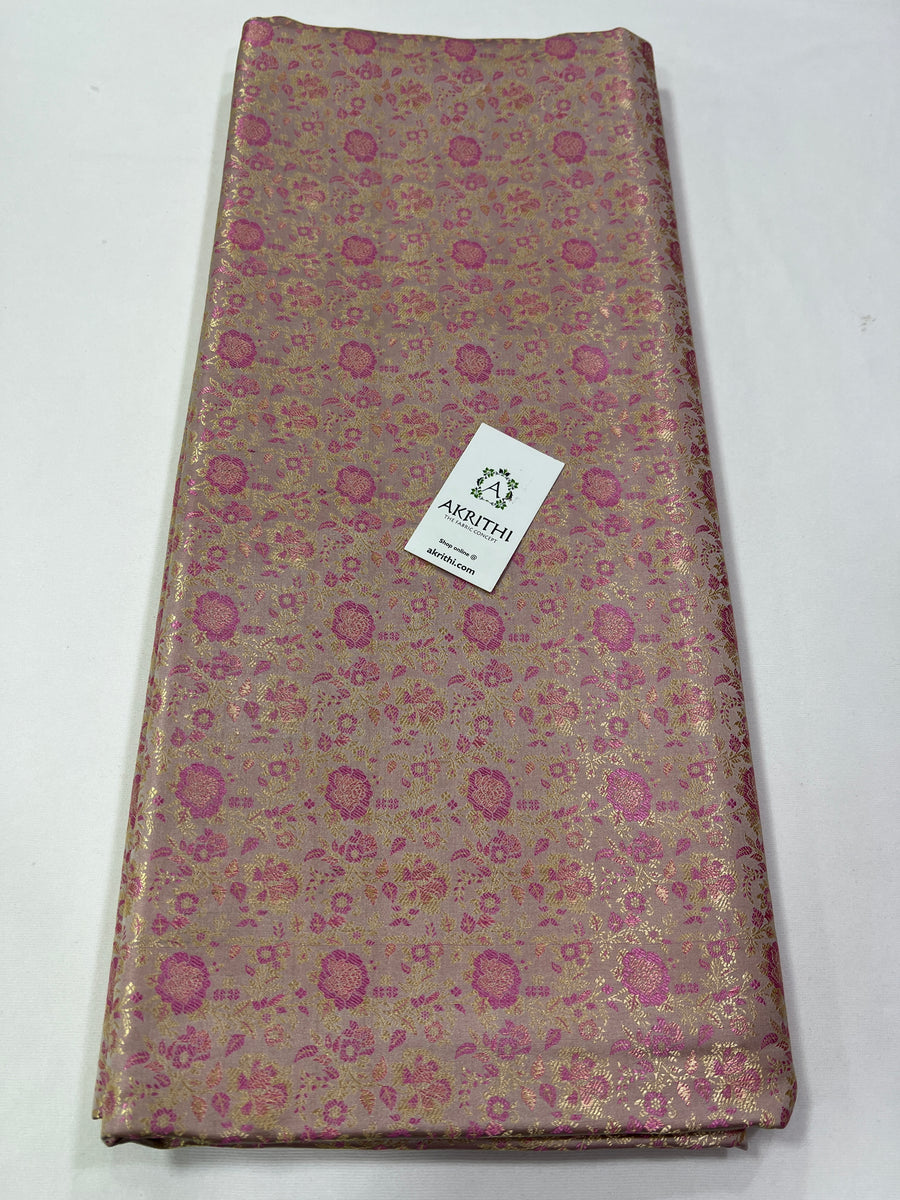 Handloom Banarasi brocade fabric