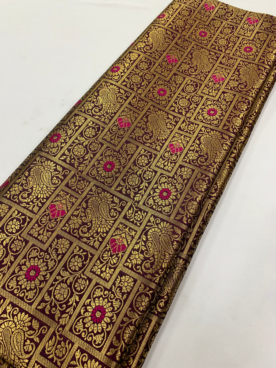 Banarasi brocade fabric