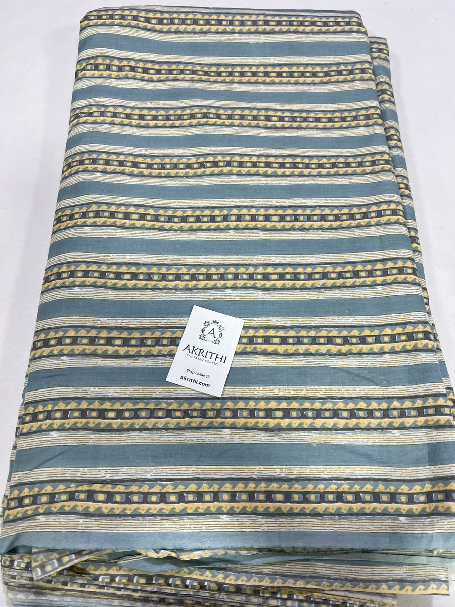 Printed pure cotton fabric