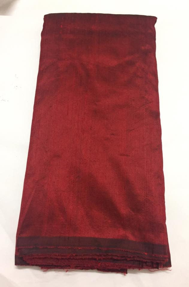 Raw silk dual tone fabric 80 grams