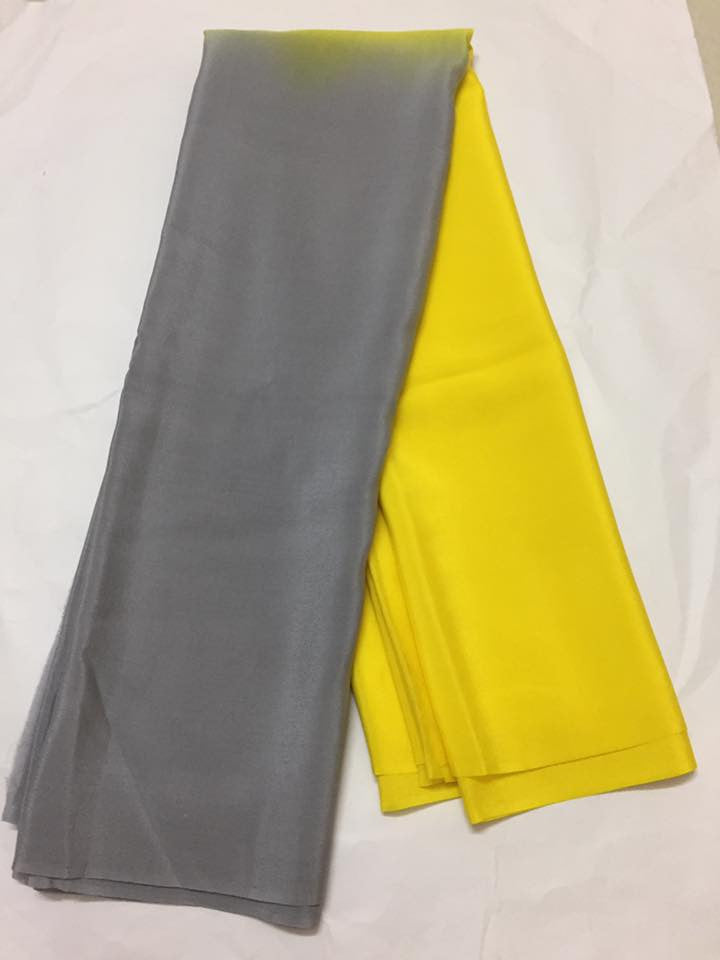 Pure silk crepe saree