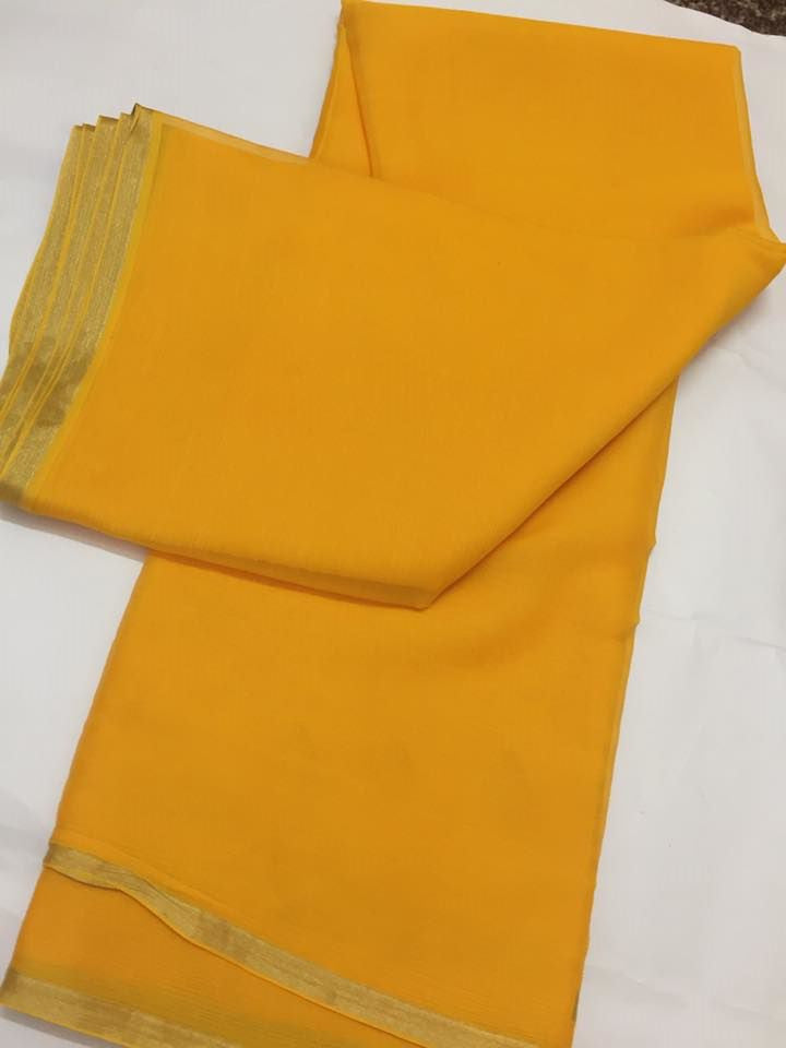 Pure silk chiffon dupatta
