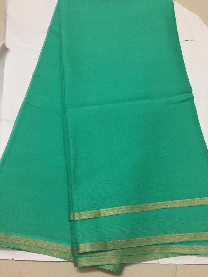 Buy chiffon sarees online at the best price. Buy pure silk chiffon saree. You can buy pure silk sarees from akrithi with silk mark. At akrithi you can get any colour saree of your choice as we dye based on order. Our dyeing is done by the best dyers, using quality and azo free dye. We have plain saree and tie and dye saree and shibori saree. Silk saree online shopping. Buy tie and dye, shibori and leheriya sarees online.