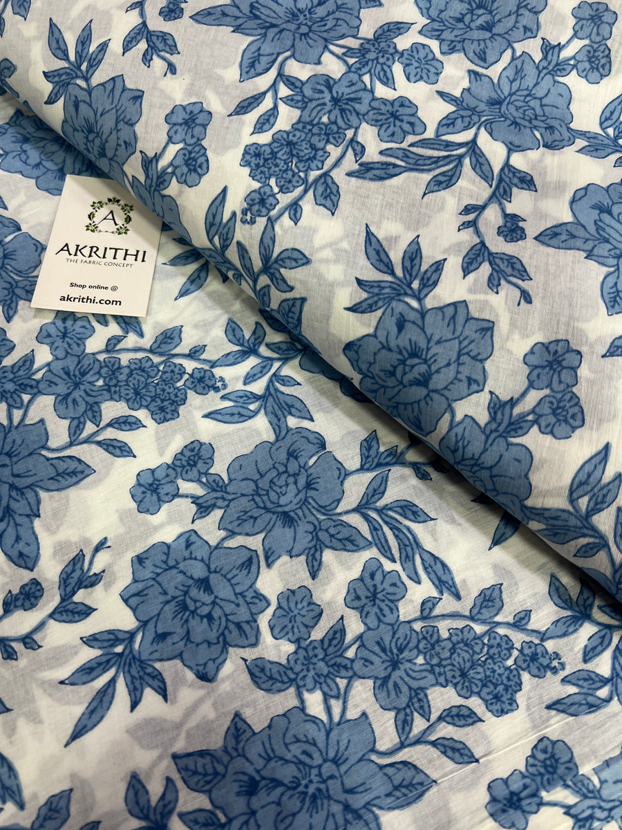 Printed pure cotton fabric