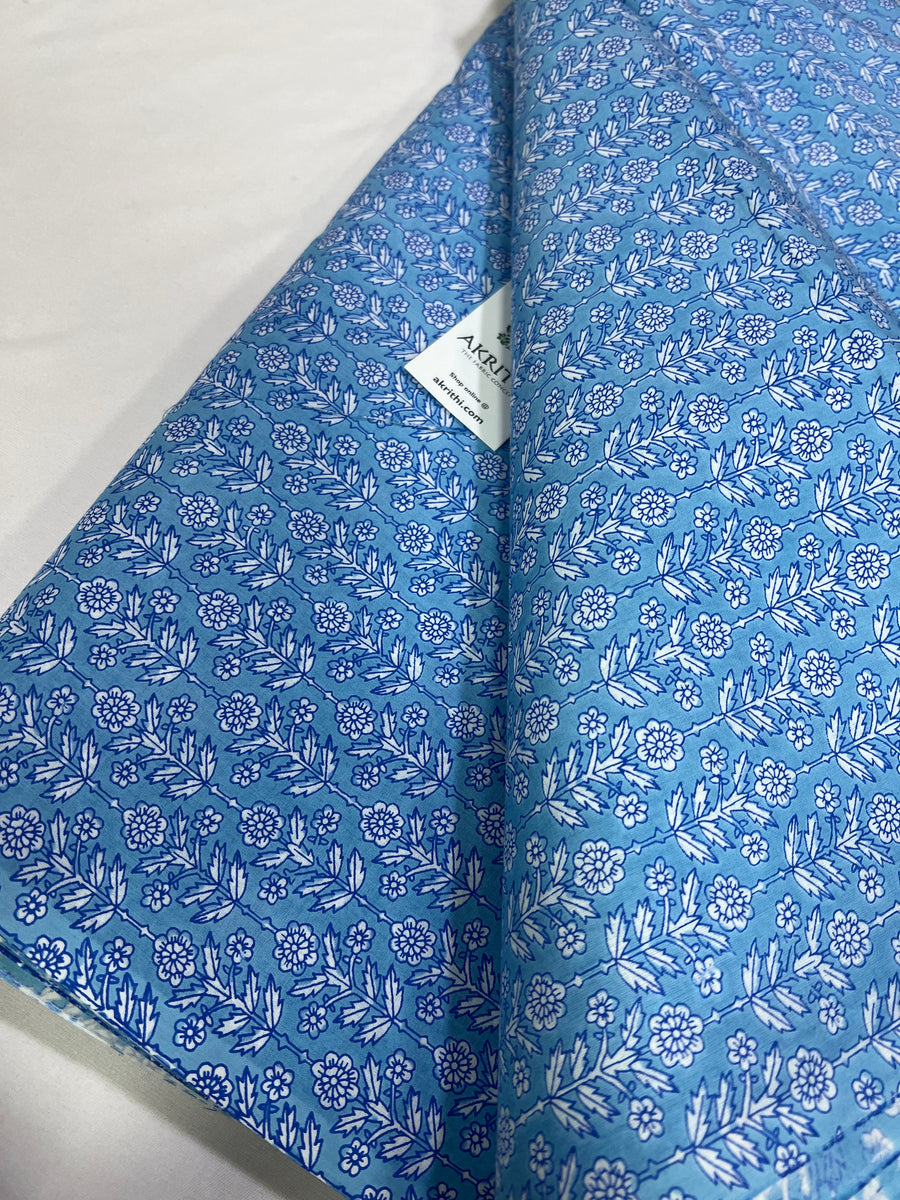 Printed pure cotton fabric