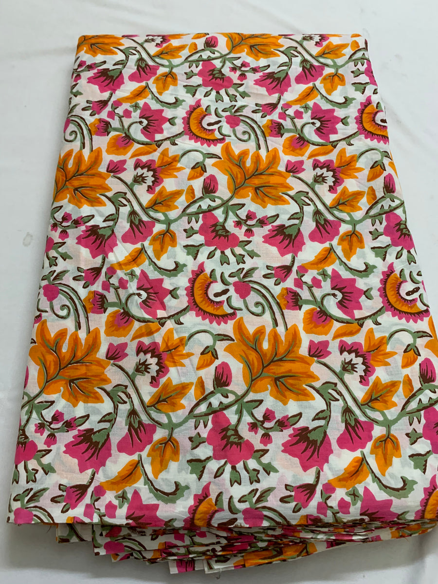 Printed pure cotton fabric