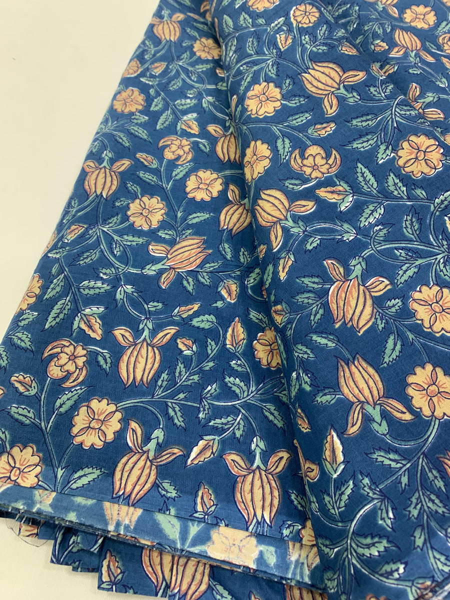 Printed pure cotton fabric