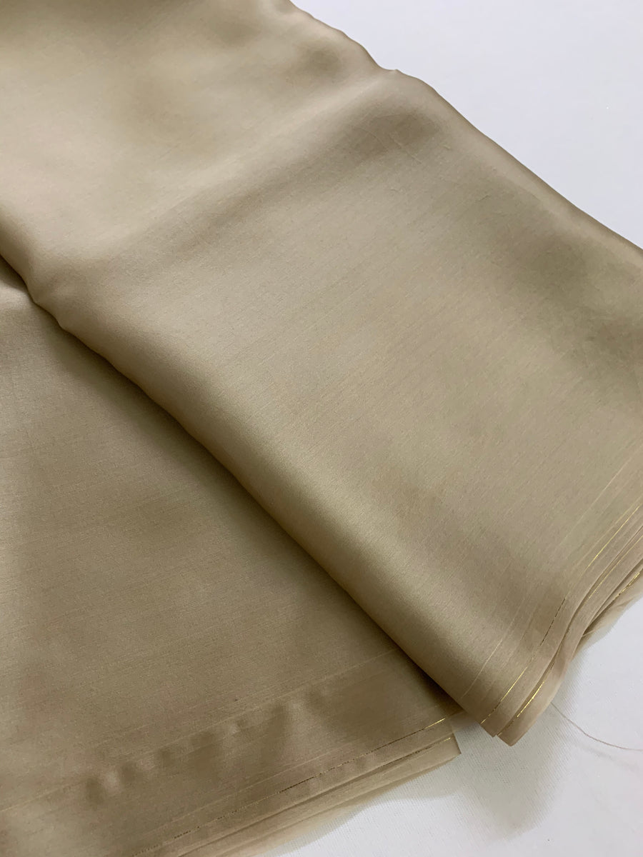 Pure silk satin organza saree (50 grams per metre)
