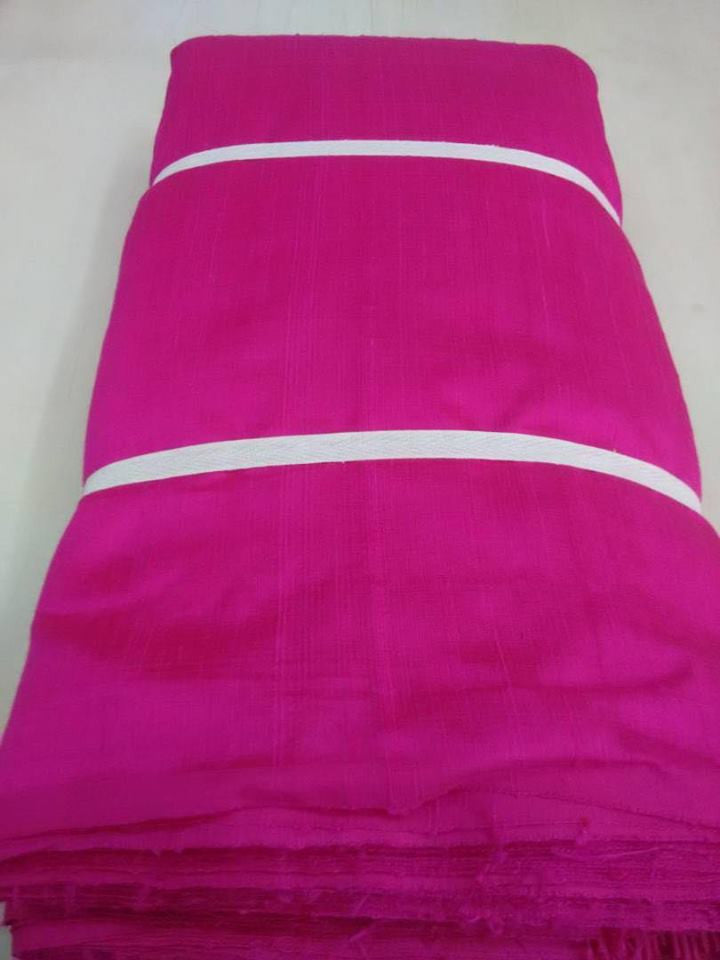 DUPION PURE RAW SILK FABRIC