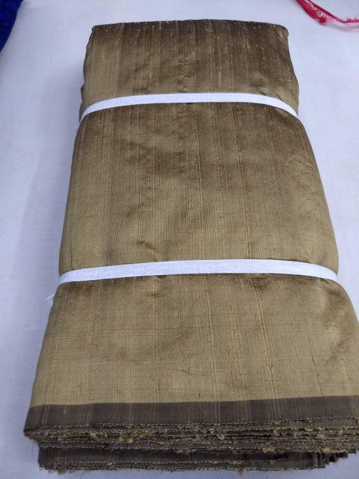 DUPION PURE RAW SILK FABRIC