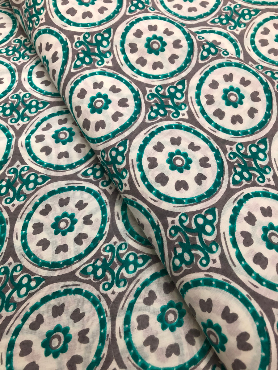 Printed cotton fabric