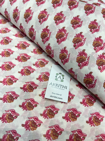 Printed pure cotton fabric