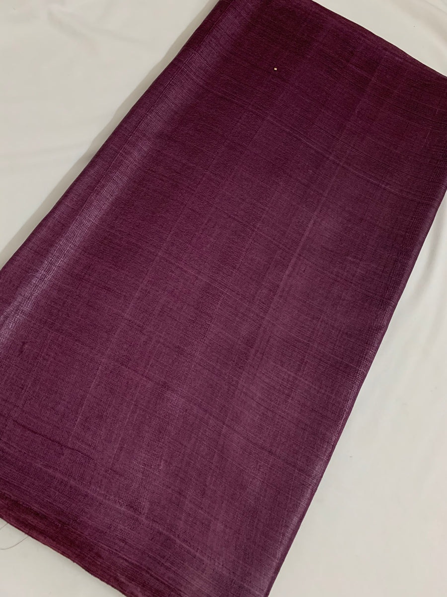 HANDLOOM PURE TUSSAR SILK FABRIC