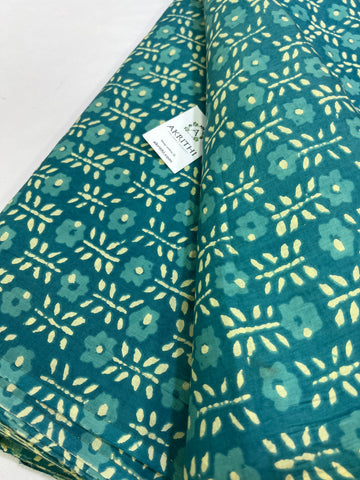 Printed pure cotton fabric